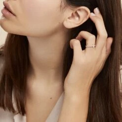 Bague Biche Argent Blanc Oxyde De Zirconium -Garmin Soldes FADFBZW1R1 model0