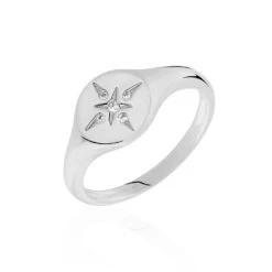 Bague Perona Argent Blanc Oxyde De Zirconium