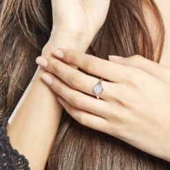 Bague Perona Argent Blanc Oxyde De Zirconium -Garmin Soldes FADFBZW1R8 model0