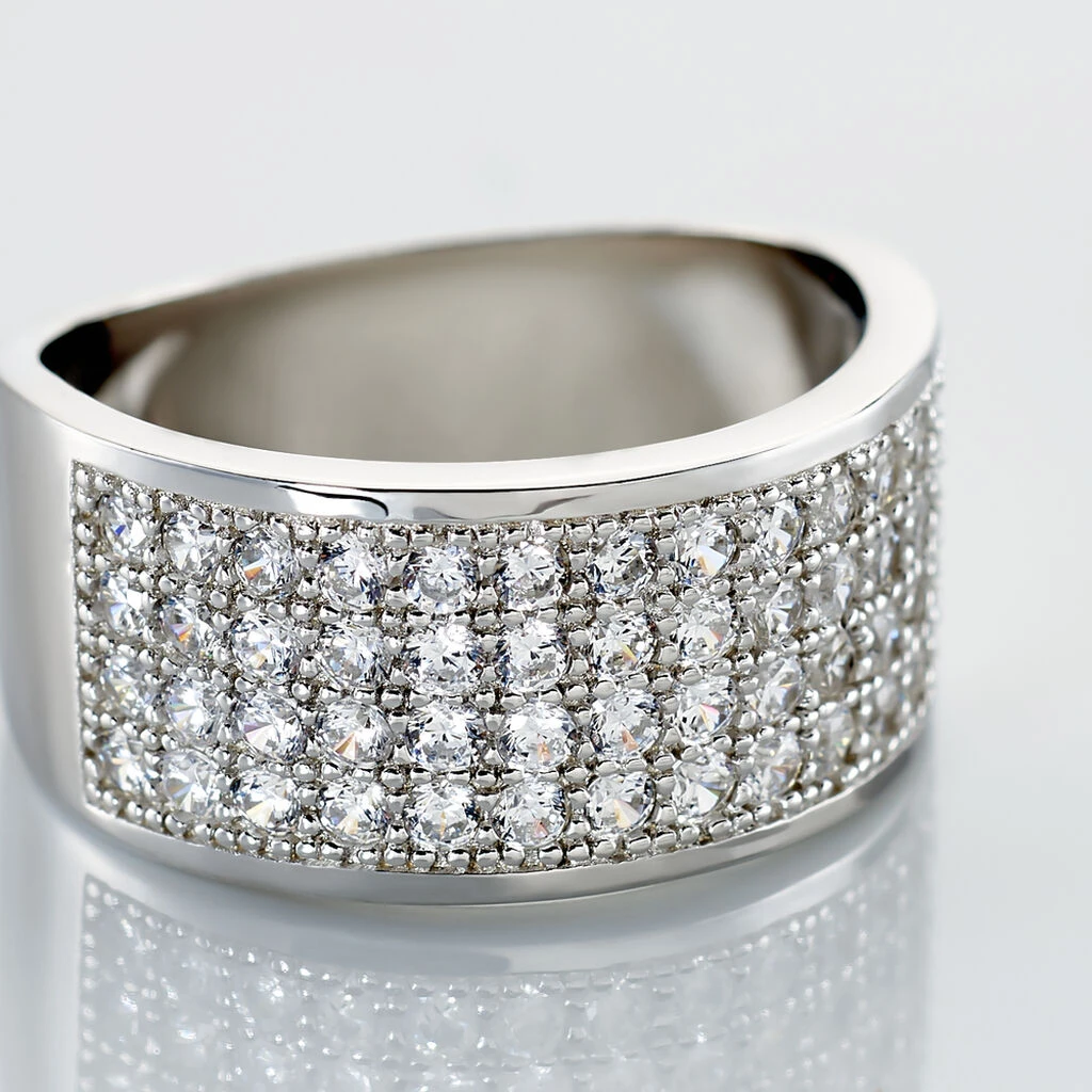 Bague Cecelia Argent Blanc Oxyde De Zirconium 6 Bague Cecelia Argent Blanc Oxyde De Zirconium – Image 4