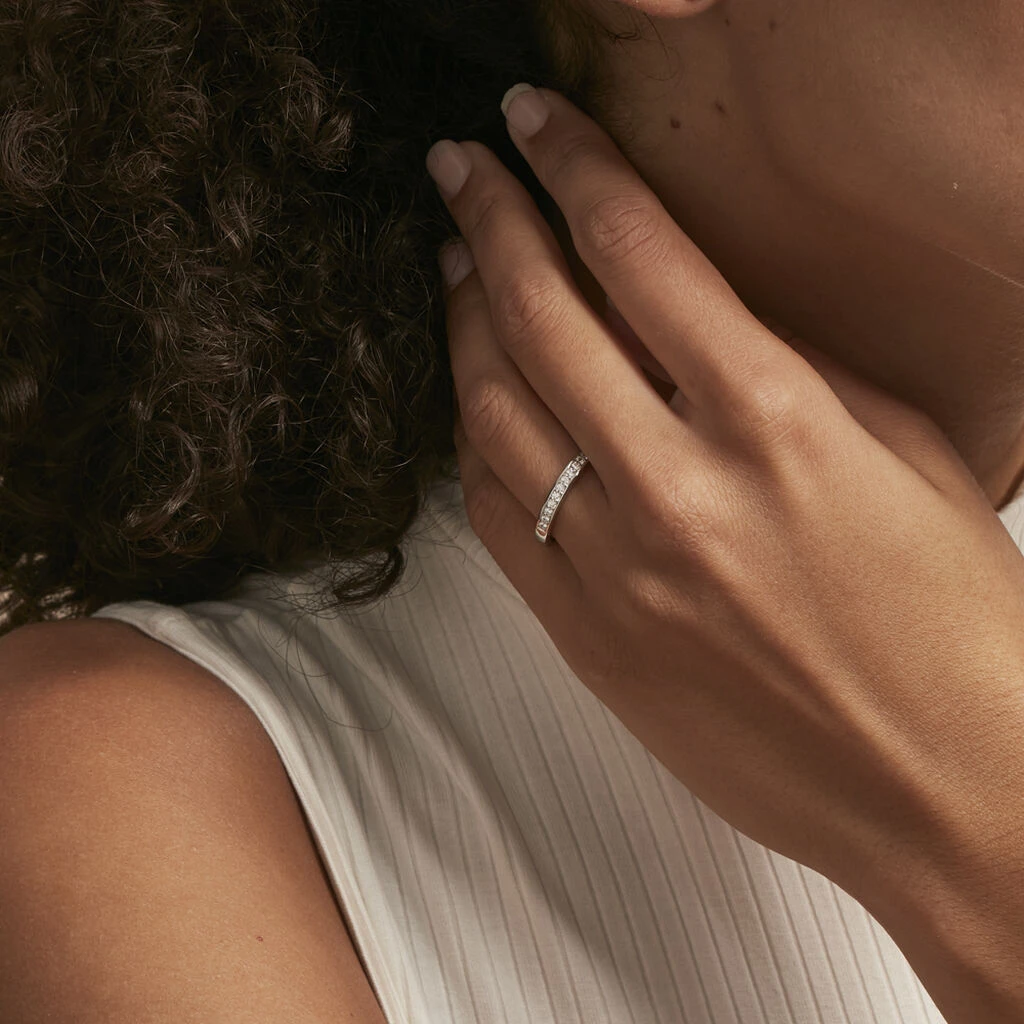 Demi Alliance Heket Argent Blanc Oxyde De Zirconium 7 Demi Alliance Heket Argent Blanc Oxyde De Zirconium – Image 5