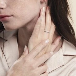 Bague Argent Blanc Coby Oxydes De Zirconium -Garmin Soldes FADFBZW1W8 model1