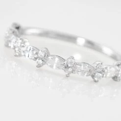 Bague Argent Blanc Coby Oxydes De Zirconium -Garmin Soldes FADFBZW1W8 view3