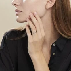 Bague Argent Blanc Carolus Oxydes De Zirconium -Garmin Soldes FADFBZW1WA model1