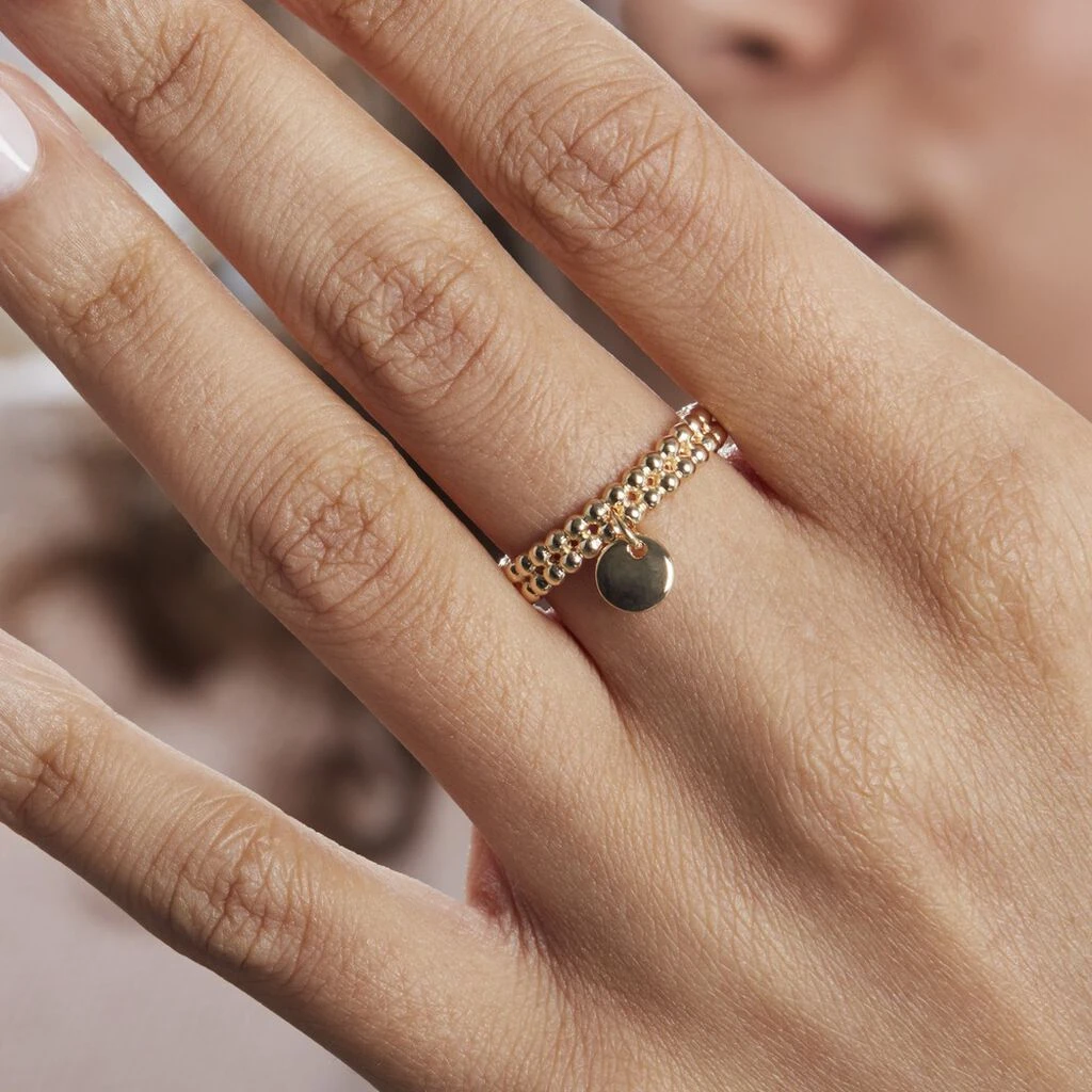 Bague Ajustable Lettice Plaqué Or Jaune Oxyde De Zirconium 8 Bague Ajustable Lettice Plaqué Or Jaune Oxyde De Zirconium – Image 6