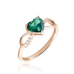 Bague Argent Rose Atieno Oxyde De Zirconium