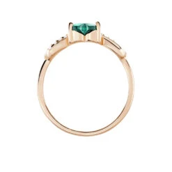 Bague Argent Rose Atieno Oxyde De Zirconium -Garmin Soldes FADFRZV001 view2