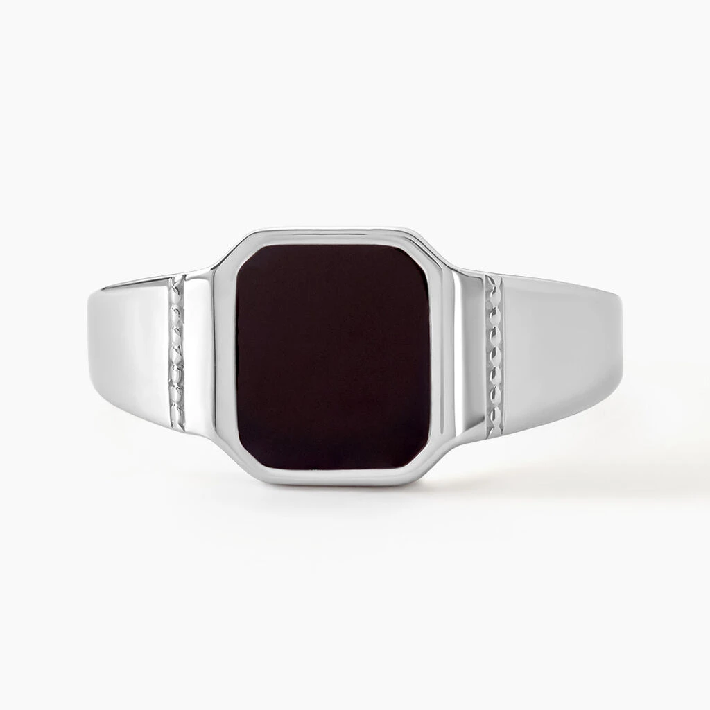 Chevalière Argent Blanc Djulian Email 3 Chevalière Argent Blanc Djulian Email