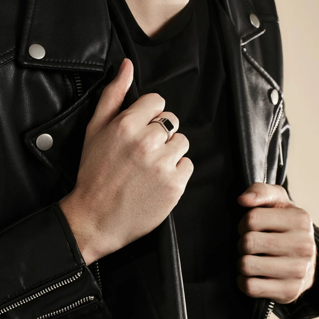 Chevalière Argent Blanc Djulian Email 7 Chevalière Argent Blanc Djulian Email – Image 5