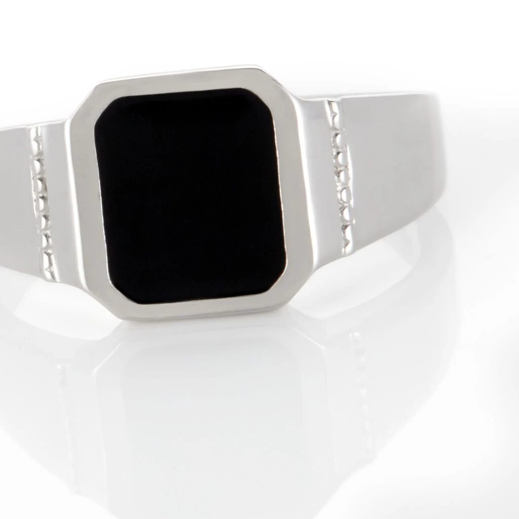 Chevalière Argent Blanc Djulian Email 6 Chevalière Argent Blanc Djulian Email – Image 4