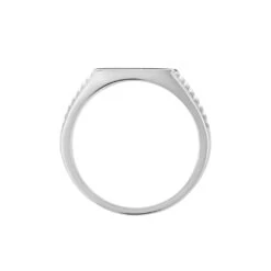 Chevalière Argent Blanc Charites -Garmin Soldes FADHBW0048 view2