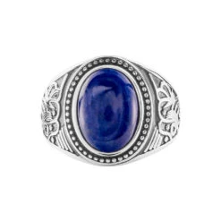 Bague Aleksei Argent Blanc Lapis -Garmin Soldes FADHBXB001 view1