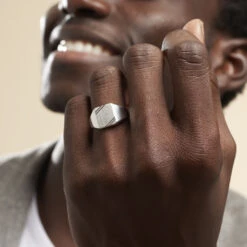 Chevalière Daniel Argent Blanc 13 Chevalière Daniel Argent Blanc -Garmin Soldes FAHFBW0120 model1