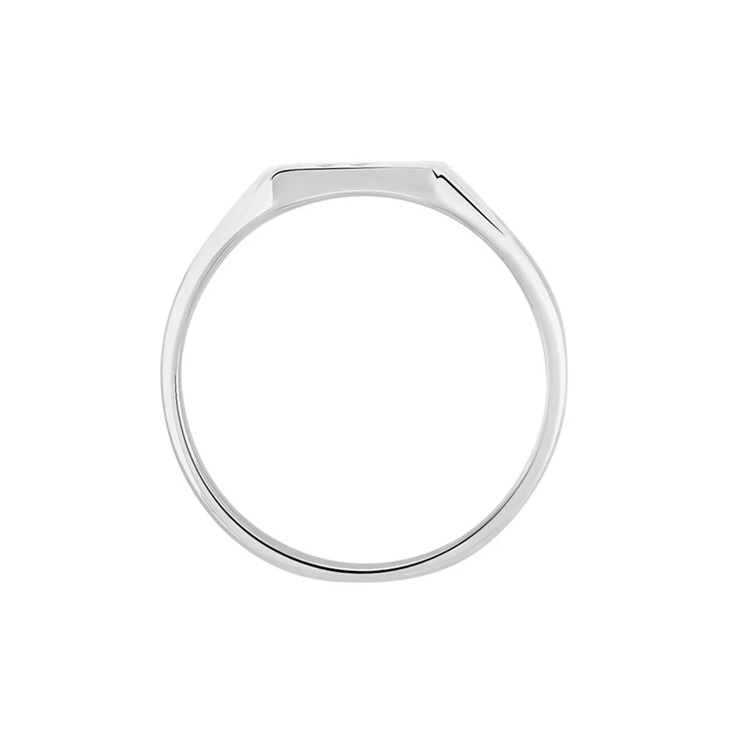 Chevalière Daniel Argent Blanc 5 Chevalière Daniel Argent Blanc – Image 3