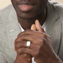 Chevalière Matthieu Argent Blanc -Garmin Soldes FAHFBW0127 model0