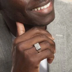 Chevalière Matthieu Argent Blanc -Garmin Soldes FAHFBW0127 model1