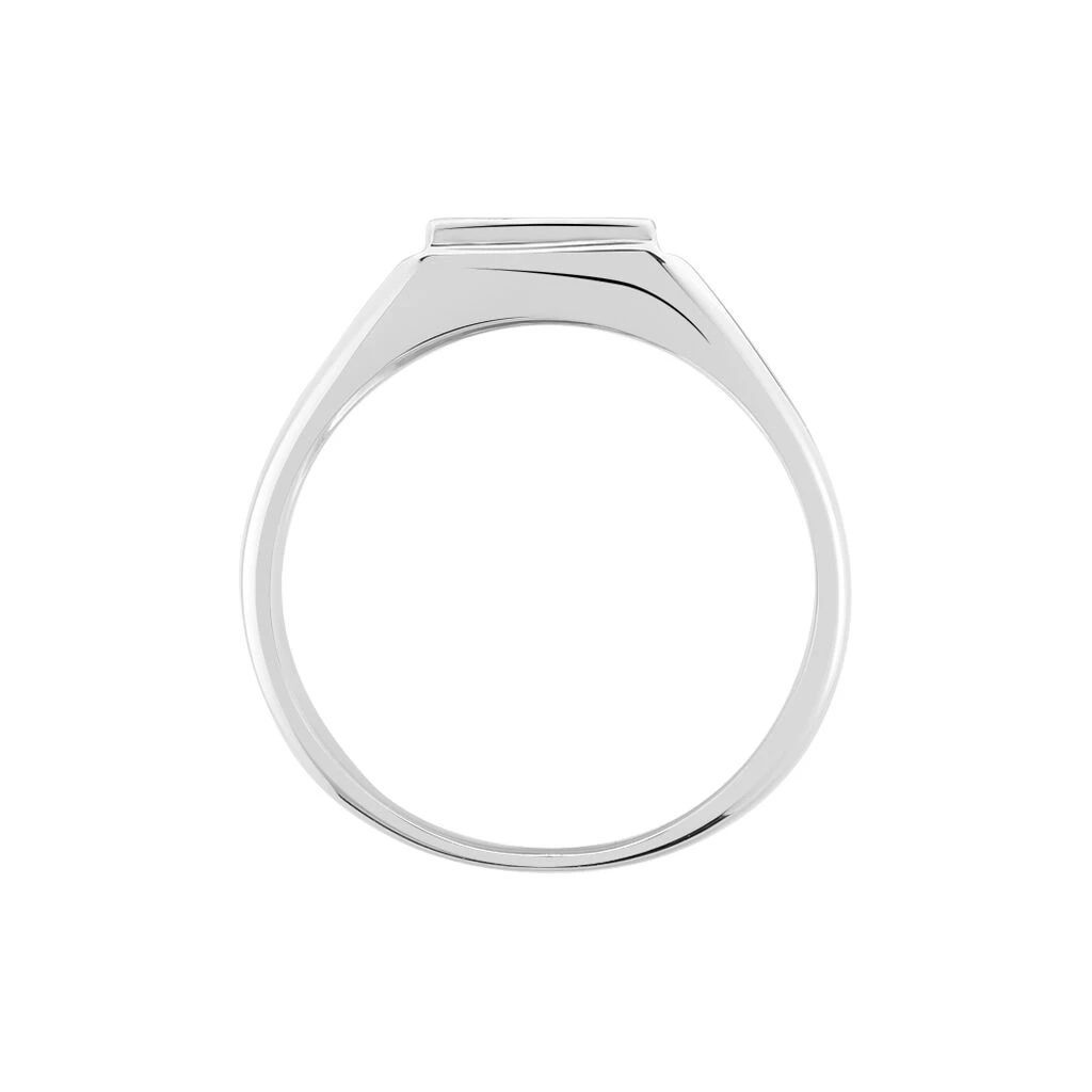 Chevalière Pierrik Argent Blanc 5 Chevalière Pierrik Argent Blanc – Image 3