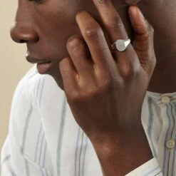 Chevalière Karl Argent Blanc -Garmin Soldes FAHFBW0134 model0