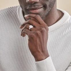 Chevalière Kaleo Argent Blanc -Garmin Soldes FAHHAW0145 model0