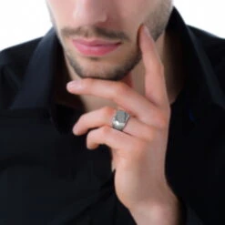 Chevalière Safietou Argent Blanc -Garmin Soldes FAHHBW0171 model0