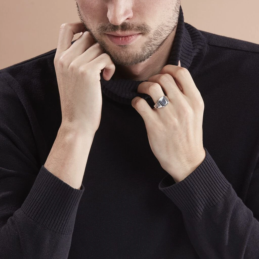 Chevalière Argent Blanc Said 8 Chevalière Argent Blanc Said – Image 6