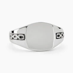 Chevaliere Argent Blanc Tarek