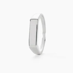 Chevalière Melvin Argent Blanc 9 Chevalière Melvin Argent Blanc -Garmin Soldes FAHHBW0355 view1