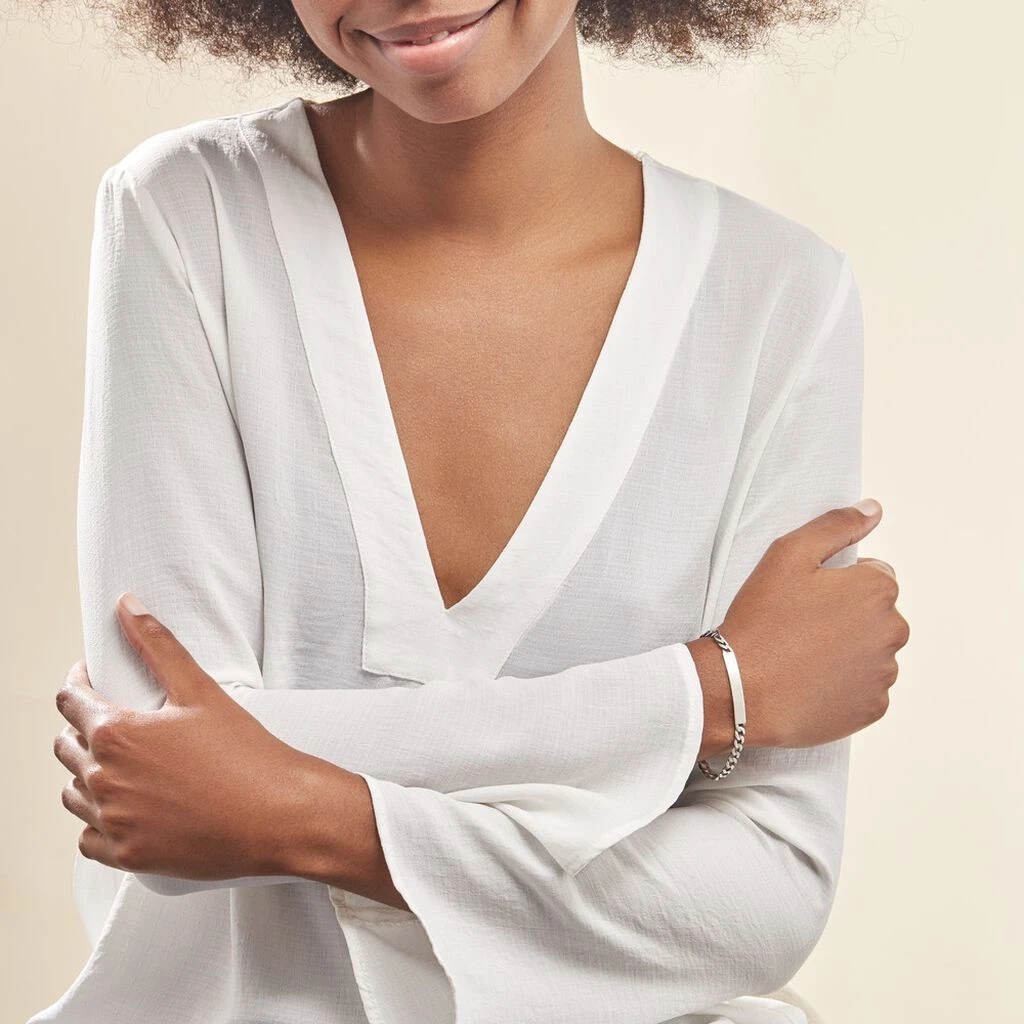 Bracelet Identité Casper Argent Gris 5 Bracelet Identité Casper Argent Gris – Image 3