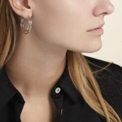 Créoles Argent Blanc Jukka -Garmin Soldes FAOFAW0007 model0