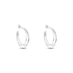 Créoles Argent Blanc Jukka -Garmin Soldes FAOFAW0007 view1