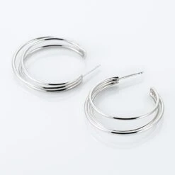 Créoles Argent Blanc Jukka -Garmin Soldes FAOFAW0007 view2