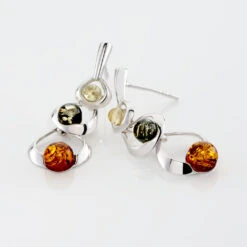 Boucles D'oreilles Pendantes Agneta Argent Blanc Ambre 8 Boucles D'oreilles Pendantes Agneta Argent Blanc Ambre -Garmin Soldes FAOFBID170 view2