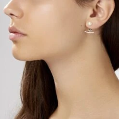 Bijoux D'oreilles Sylviane Argent Blanc Perle De Culture Et Oxyde 10 Bijoux D'oreilles Sylviane Argent Blanc Perle De Culture Et Oxyde -Garmin Soldes FAOFBU2184 model0