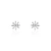 Boucles D'oreilles Puces Yuala Argent Blanc -Garmin Soldes FAOFBW001F master