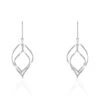 Boucles D'oreilles Pendantes Charlyn Argent Blanc -Garmin Soldes FAOFBW00A0 master
