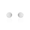 Boucles D'oreilles Puces Ayana Argent Blanc -Garmin Soldes FAOFBW00BV master