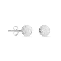 Boucles D'oreilles Puces Ayana Argent Blanc -Garmin Soldes FAOFBW00BV view1