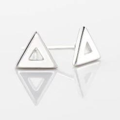 Boucles D'oreilles Puces Severine Argent Blanc 9 Boucles D'oreilles Puces Severine Argent Blanc -Garmin Soldes FAOFBW00EW view2
