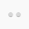 Boucles D'oreilles Puces Apoline Argent Blanc -Garmin Soldes FAOFBW00HB master
