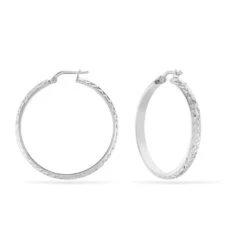 Créoles Argent Blanc Esmee -Garmin Soldes FAOFBW00NH view2