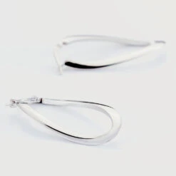 Créoles Argent Blanc Olivia -Garmin Soldes FAOFBW00O5 view2