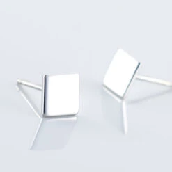 Boucles D'oreilles Puces Calia Argent Blanc -Garmin Soldes FAOFBW00PQ view2