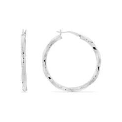 Créoles Argent Blanc Diane -Garmin Soldes FAOFBW00UD view2