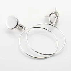 Boucles D'oreilles Pendantes Misao Argent Blanc -Garmin Soldes FAOFBW010U view2