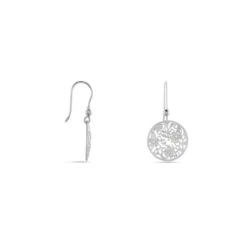 Boucles D'oreilles Pendantes Jardin D'ete Argent Blanc -Garmin Soldes FAOFBW0930 view1