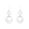 Boucles D'oreilles Pendantes Africa Argent Blanc 1 Boucles D'oreilles Pendantes Africa Argent Blanc -Garmin Soldes FAOFBW0969 master