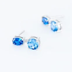 Boucles D'oreilles Pendantes Argent Blanc Brenna Oxydes De Zirconium -Garmin Soldes FAOFBZ6003 view2