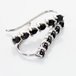 Bijoux D'oreilles Gastoun Argent Oxyde -Garmin Soldes FAOFBZN110 view2