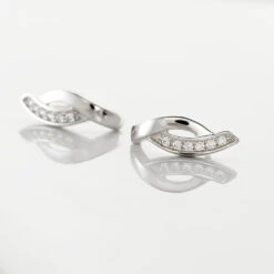 Boucles D'oreilles Pendantes Ange-line Argent Blanc Oxyde De Zirconium 8 Boucles D'oreilles Pendantes Ange-line Argent Blanc Oxyde De Zirconium -Garmin Soldes FAOFBZW0KC view2