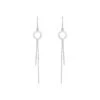 Boucles D'oreilles Pendantes Selena Argent Blanc Oxyde De Zirconium -Garmin Soldes FAOFBZW0M7 master